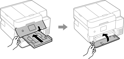Preparing the printer for packing